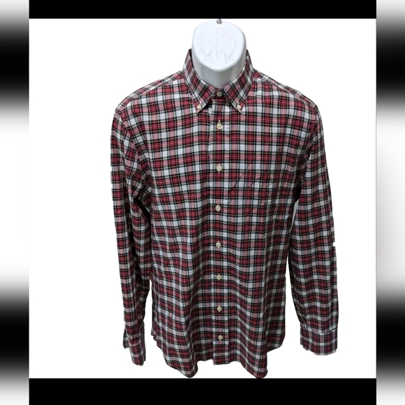 Gitman Bros. Plaid Shirt Mens M Long Sleeve - Picture 1 of 11